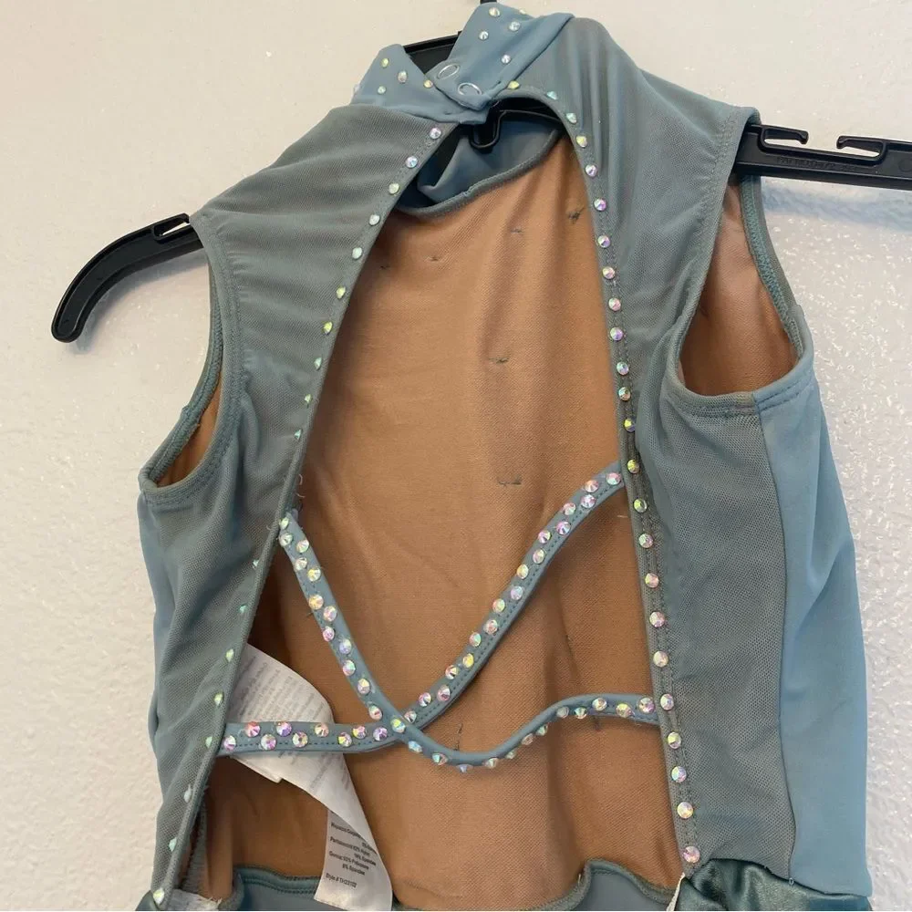 Revolution 10th House Dance Costume sage green HERA TH23102 lyrical LC child